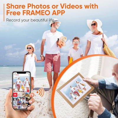 Digital Photo Frame 10.1 Inch Wi-Fi With Frameo App And Wall Mount