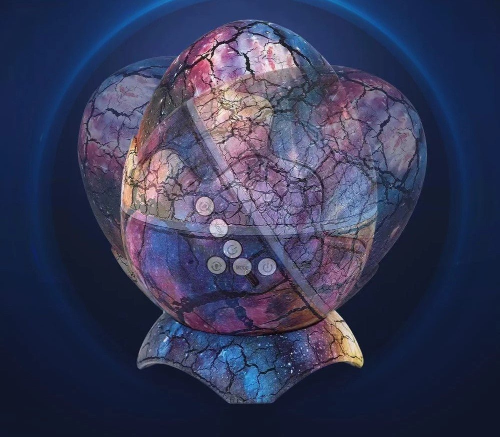 Dinosaur Egg Star Galaxy Projector Night Light With Bluetooth Speaker