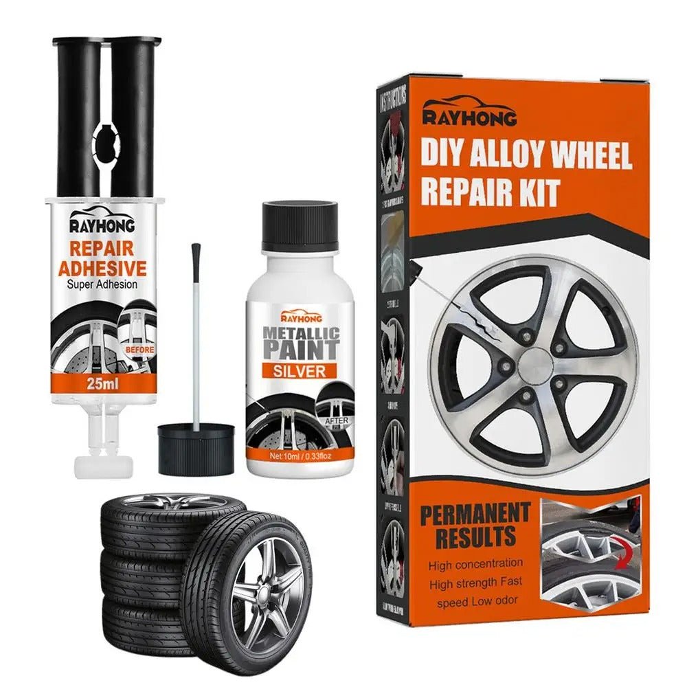 Alloy Wheel Repair Kit For Scrapes Scratches And Rim Restoration