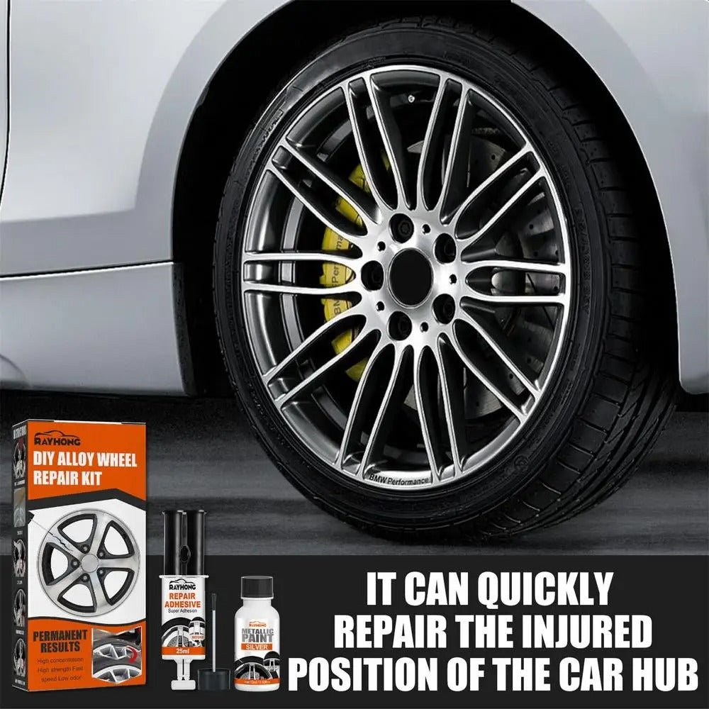 Alloy Wheel Repair Kit For Scrapes Scratches And Rim Restoration
