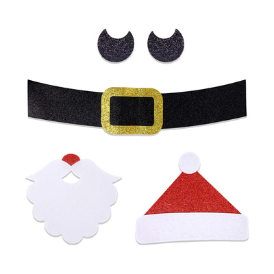 Christmas Door Sticker Removable Felt Wall Décor For Festive Home Decor