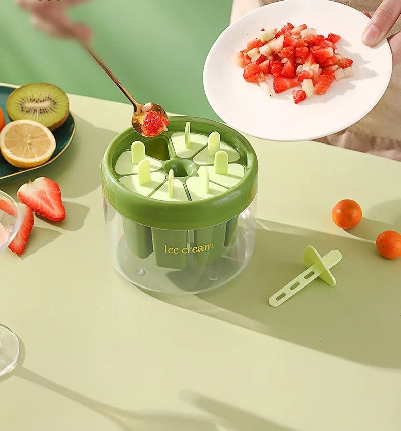 DIY Ice Cream Popsicle Mold Food Grade Easy Release Frozen Treat Maker