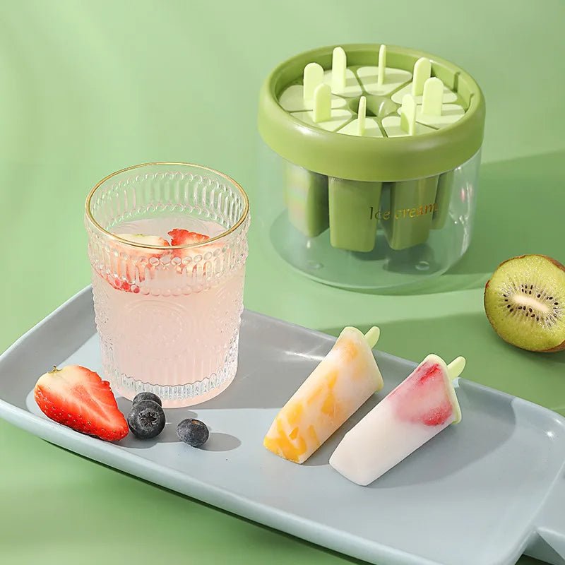 DIY Ice Cream Popsicle Mold Food Grade Easy Release Frozen Treat Maker