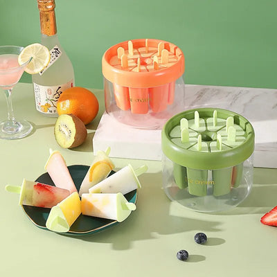 DIY Ice Cream Popsicle Mold Food Grade Easy Release Frozen Treat Maker