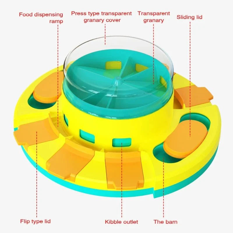 Dog Puzzle Feeder Interactive Slow Feeding Toy For Dogs