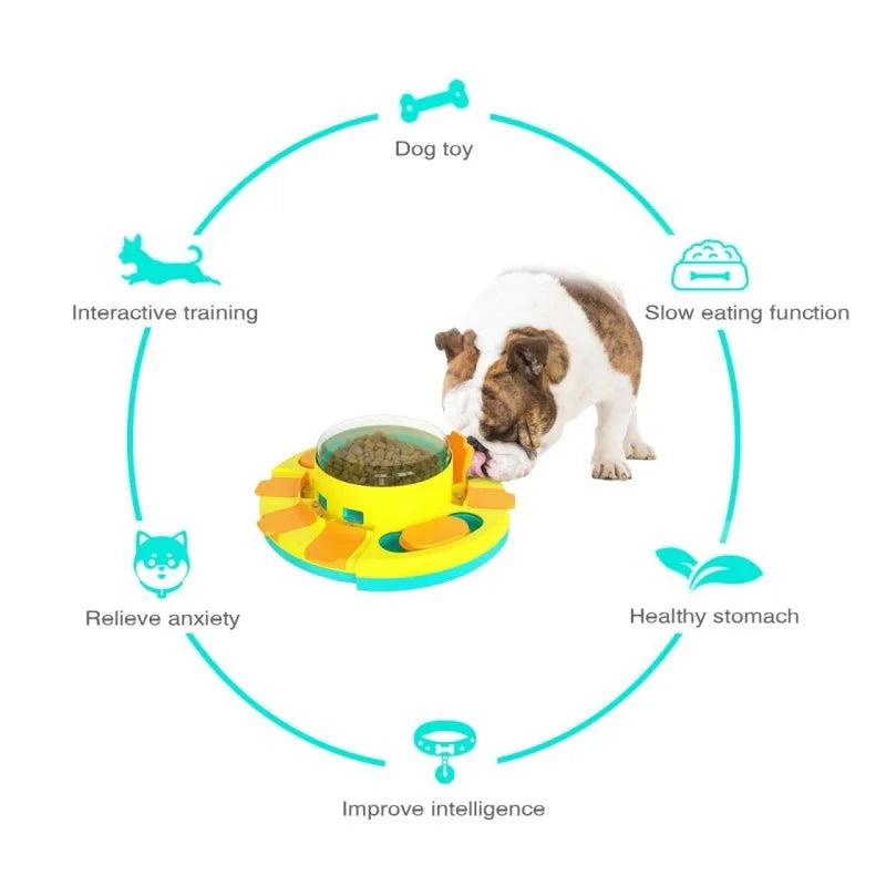 Dog Puzzle Feeder Interactive Slow Feeding Toy For Dogs
