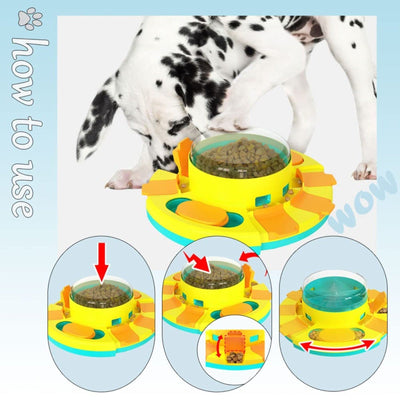 Dog Puzzle Feeder Interactive Slow Feeding Toy For Dogs