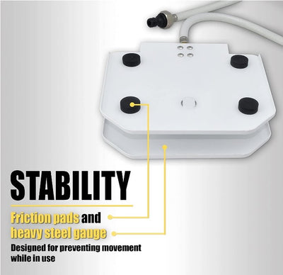 Dog Water Fountain With Step On Design For Easy Drinking