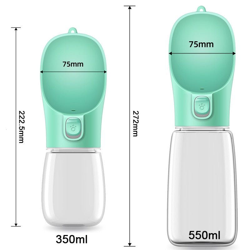 Portable Dog Water Bottle For Outdoor Travel And Hiking
