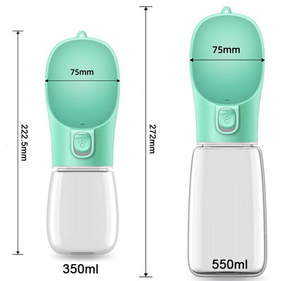 Portable Dog Water Bottle For Outdoor Travel And Hiking