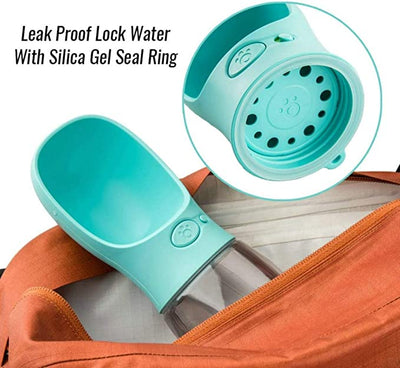 Portable Dog Water Bottle For Outdoor Travel And Hiking
