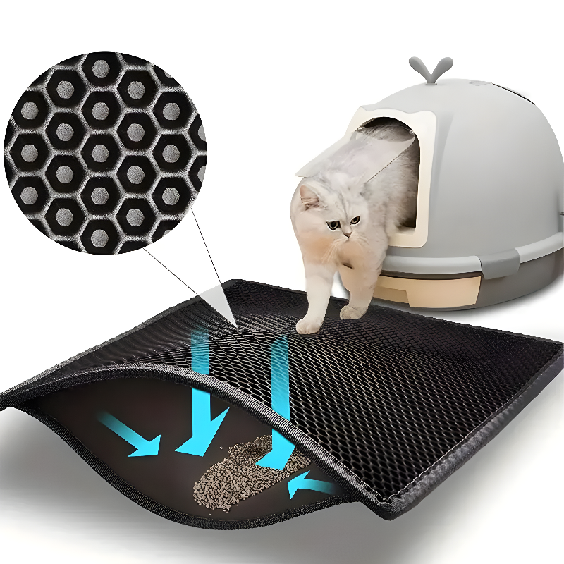 Cat Litter Mat Waterproof Non Slip Easy Clean Pet Floor Protector