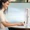 Dual Motor Desk Air Cooler Quiet USB Rechargeable Table Fan