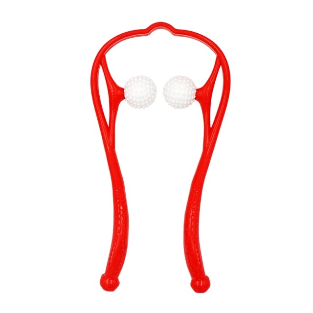 Dual Point Neck Roller Massager For Effective Muscle Relief