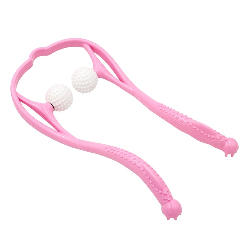Dual Point Neck Roller Massager For Effective Muscle Relief