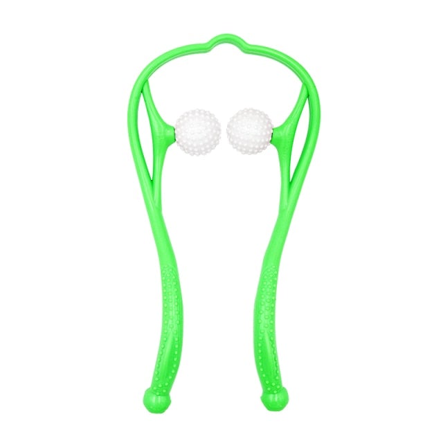 Dual Point Neck Roller Massager For Effective Muscle Relief