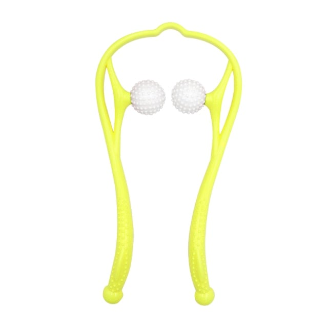 Dual Point Neck Roller Massager For Effective Muscle Relief