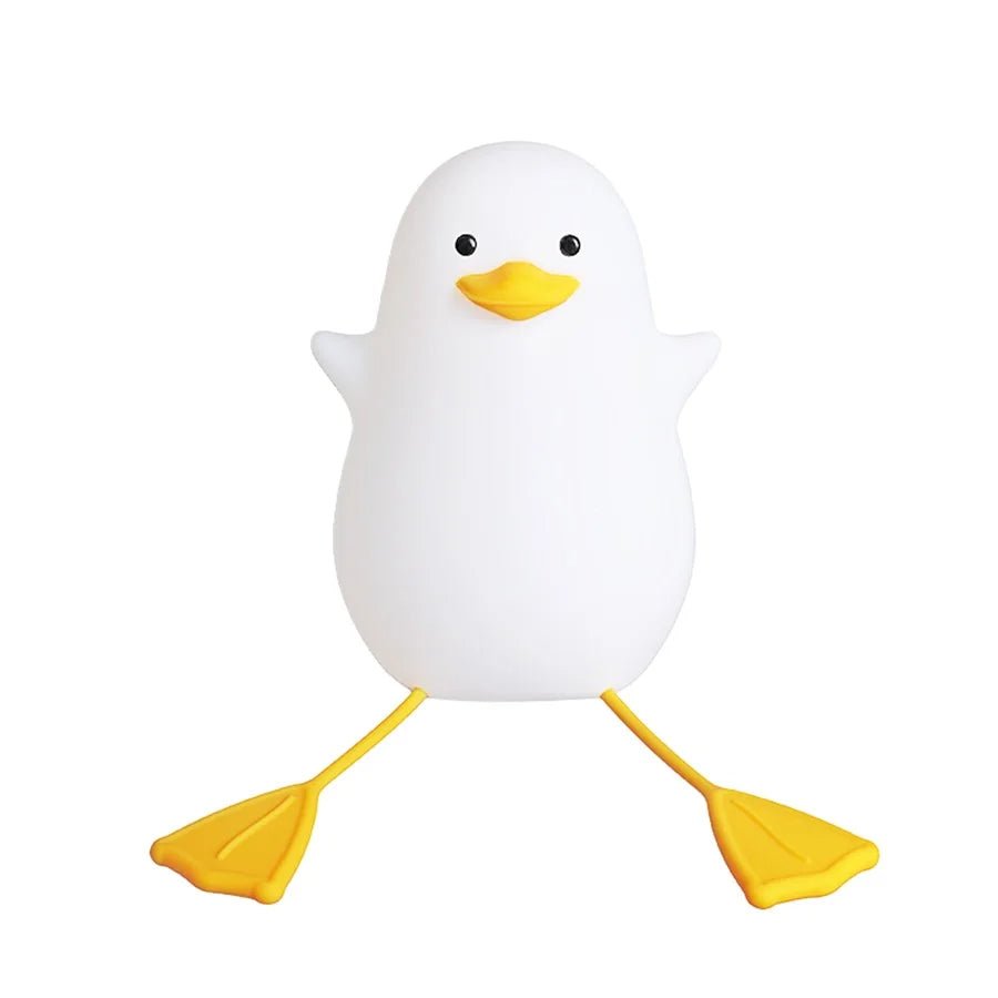 Duck LED Night Lamp USB Rechargeable Silicone Touch Sensor Timer