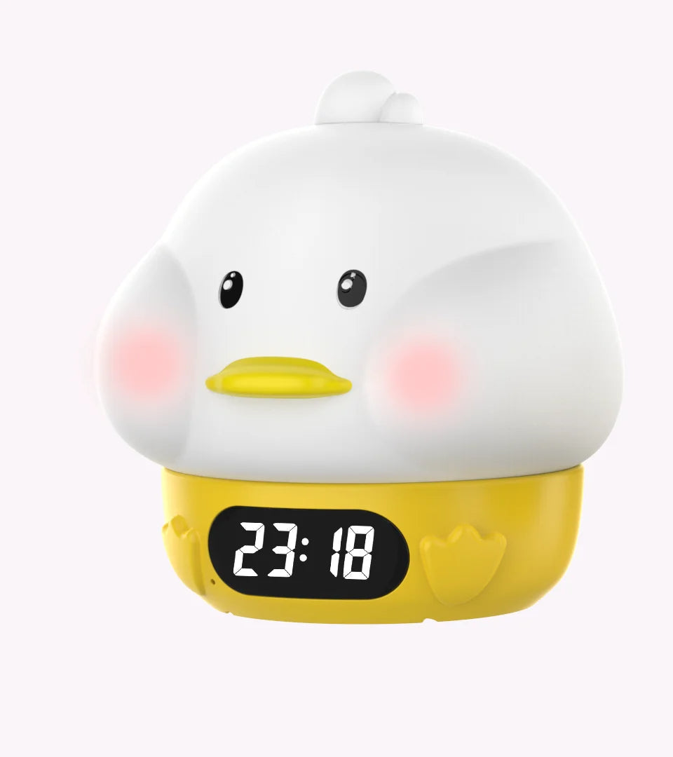 Digital Alarm Clock For Kids With Night Light Duck Or Bunny Design