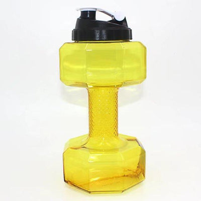 Dumbbell Water Bottle Fitness Hydration Gym Exercise Equipment