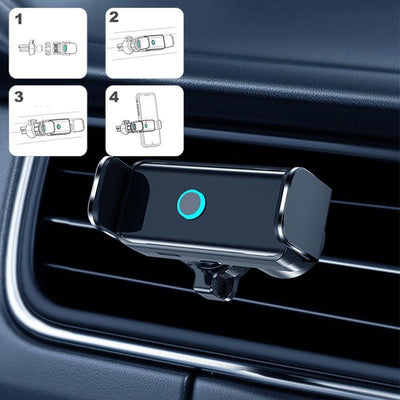 Electric Phone Holder With Induction For Mobile Devices