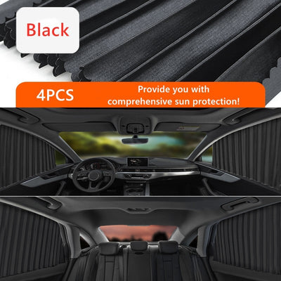 Universal Fit Magnetic Car Window Sunshade Side Privacy Shield