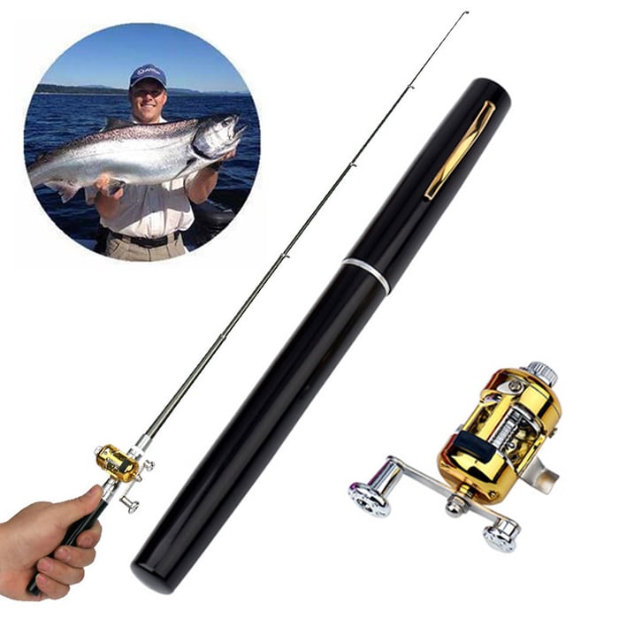 Pocket Fishing Rod Compact Lightweight Telescopic Travel Rod