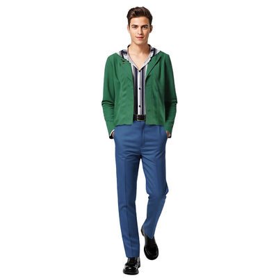 Mens Prince Cosplay Costume Set Jacket Pants Sweatshirt Belt