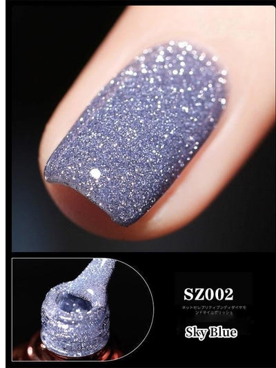 High Density Glitter Gel Nail Polish Sparkling Shine Colors