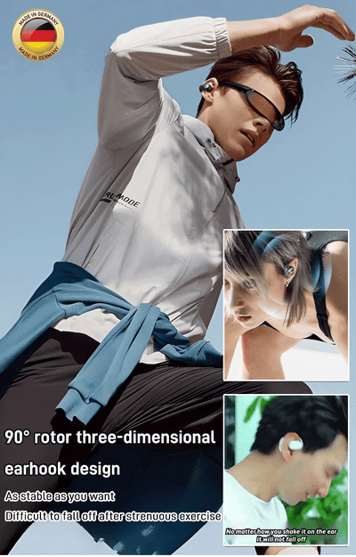 3D Surround Bluetooth Headphones Open Ear Wireless Sound