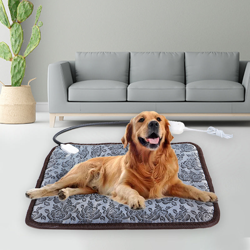 Electric Pet Heating Pad With Durable Chew Resistant Cord