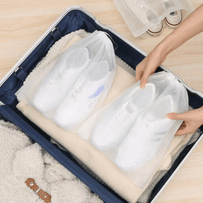 Reusable Drawstring Shoe Storage Bags For Travel And Organization