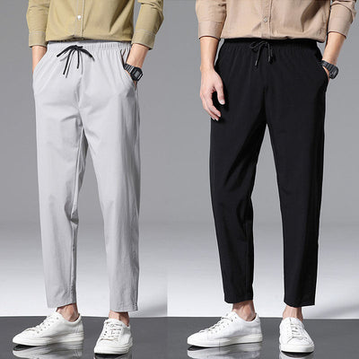 Ice Silk Casual Pants Lightweight Breathable Comfortable Fit