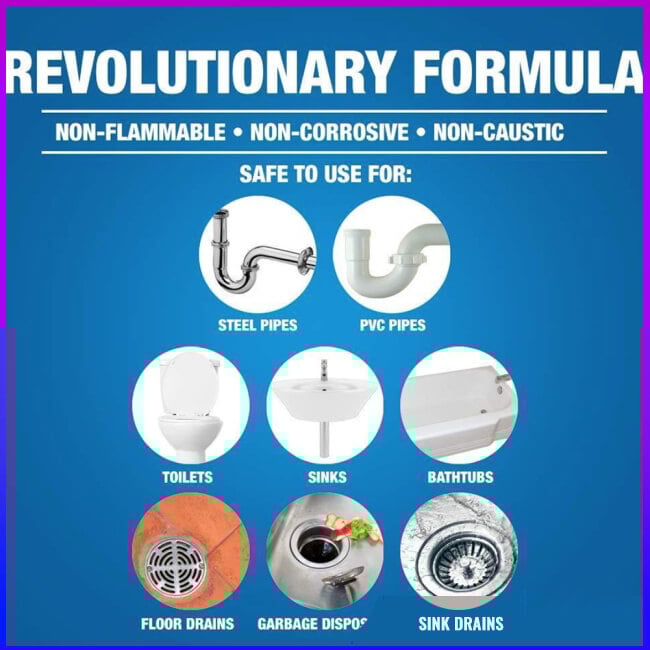 Powerful Sink And Drain Cleaner For Fast Clog Removal