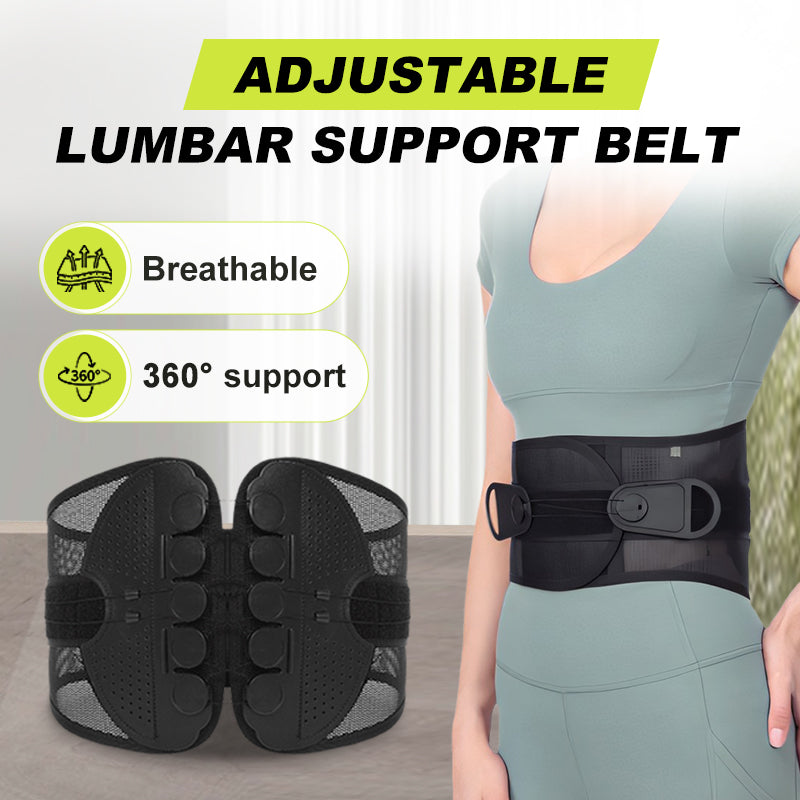 Adjustable Lumbar Support Belt For Back Pain Relief And Comfort