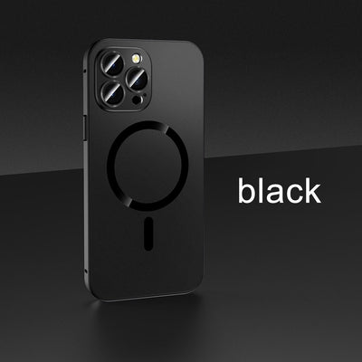 Magnetic Charging Phone Case Matte Protective Anti-collision Cover