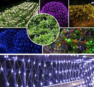 Net Mesh Waterproof LED String Lights For Outdoor Decoration