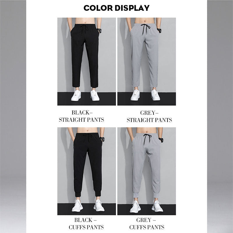 Ice Silk Casual Pants Lightweight Breathable Comfortable Fit