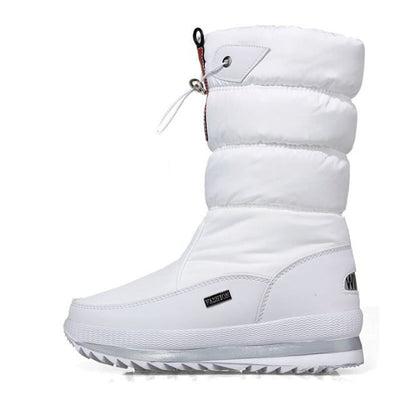 Women's Waterproof Snow Boots Faux Fur Non Slip Winter Footwear