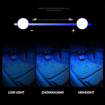Wireless Car LED Strip Lights With Wireless Charging And Ambient Light