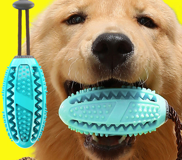 Dog Suction Cup Tug Toy Interactive Chew Ball For Teeth Cleaning