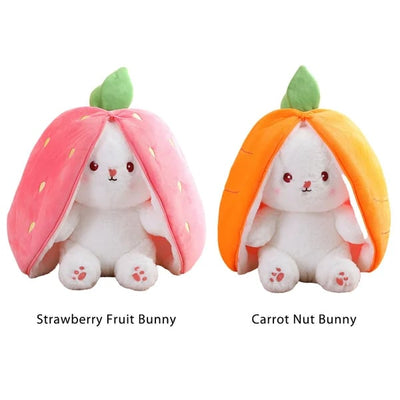 Strawberry Bunny Plush Toy Cute Little Rabbit Fruit Doll Plush