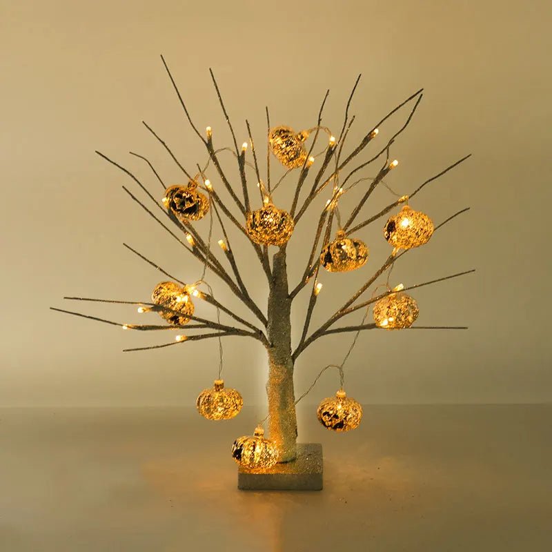 Easter LED Birch Tree With Hanging Egg Ornaments For Home Decor