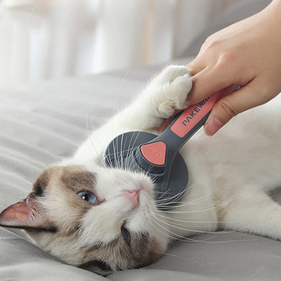 Easy Clean Pet Grooming Comb For Cats And Dogs Fur Shedding