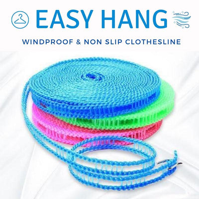 Windproof Clothesline Outdoor Non Slip Durable Laundry Line