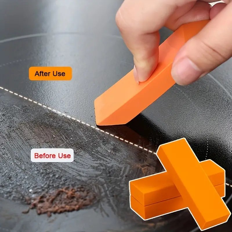 Easy Limescale Remover Bathroom Glass Rust Cleaning Tool Rubber