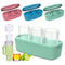 Easy-release Silicone Ice Tray Three Compartment Flexible Mold