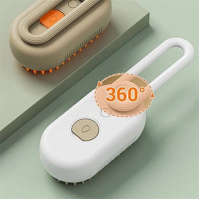 Steam Pet Brush 3 In 1 Electric Grooming Comb For Cats And Dogs