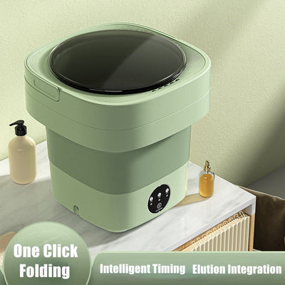 Portable Folding Washing Machine Compact Lightweight Travel Laundry Washer