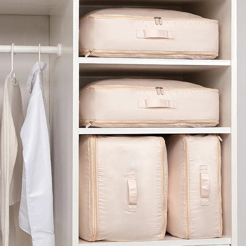 Large Capacity Compressive Duvet Storage Bag For Bedding Organization
